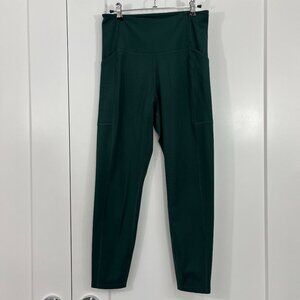 Girlfriend Collective Medium Green Leggings with Pockets